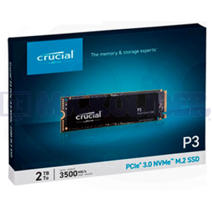 SSD CRUCIAL 2TB P3 M.2 NVME